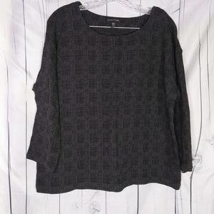 Eileen Fisher 3/4 Sleeve Minimalist Top